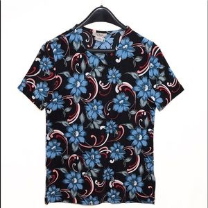 <NWOT>Vior Flower Pattern Blouse